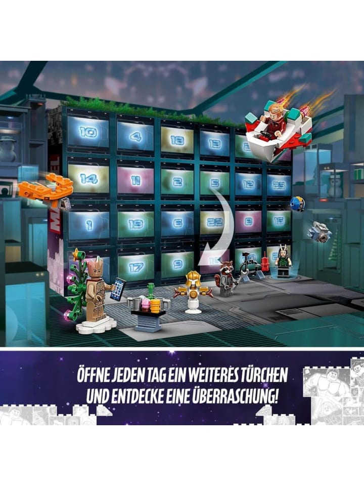LEGO Marvel Super Hereos Adventskalender in Mehrfarbig ab 6 Jahre günstig kaufen onesize