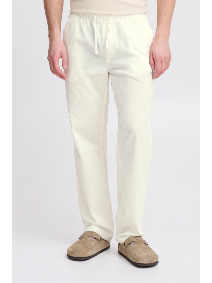 BLEND Leinenhose in weiß günstig kaufen