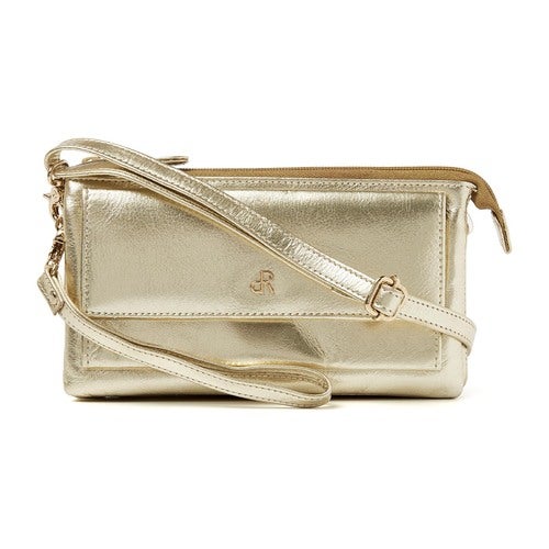 Embreagem dR Amsterdam Metallics Light Gold