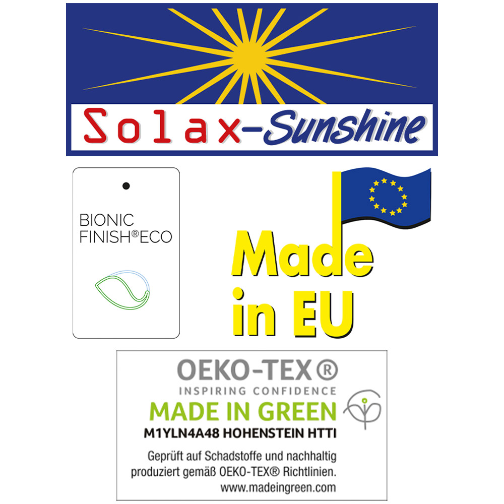 Solax Sunshine Sitzkissen, Karo schräg Anthrazit - 4er-Set
