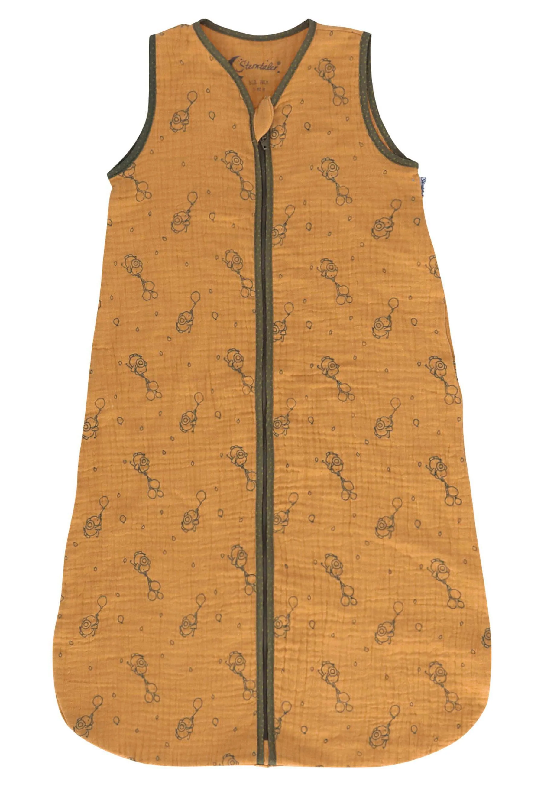 Musselin-Schlafsack 110cm Eddy in Rost 1,00 TOG