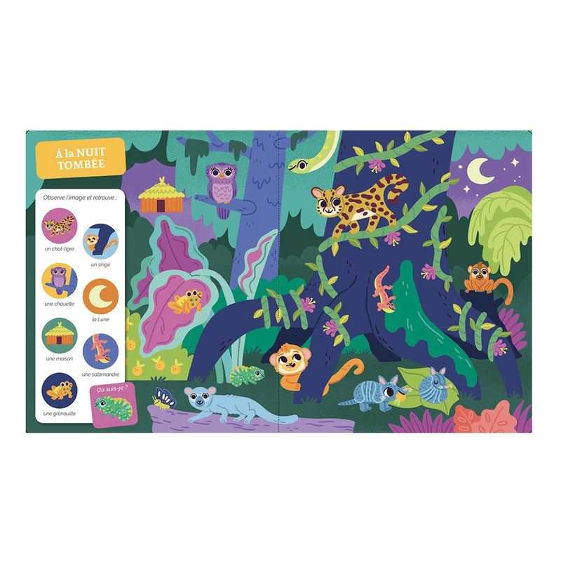 Livre Cherche et trouve des tout-petits, la jungle et la savane - Auzou