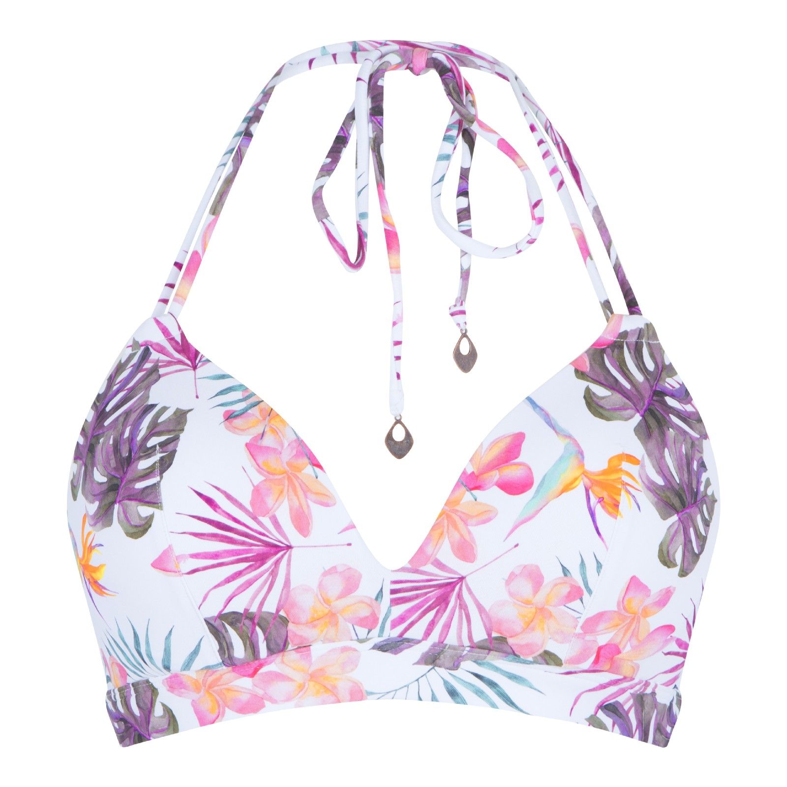 LingaDore 6514TB Tropical Print vorgeformtes Triangel Bikini Oberteil