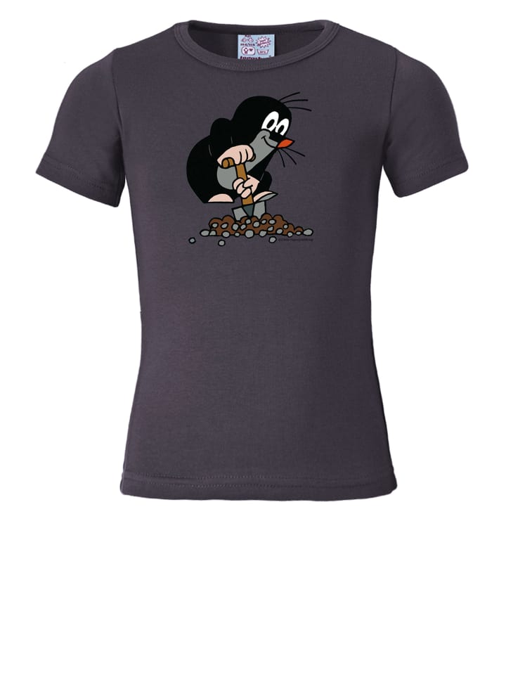 Logoshirt T-Shirt Der kleine Maulwurf in blau-grau günstig kaufen