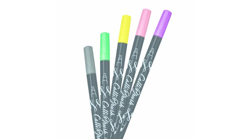 ONLINE Calligraphy Brush Pen-Set Pastell