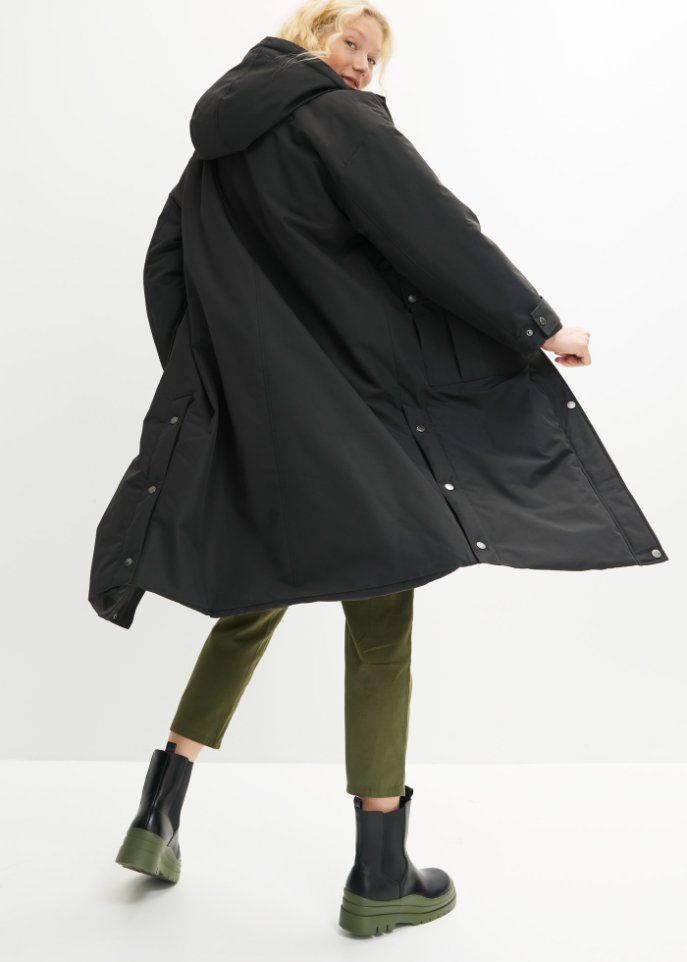 Winter-Parka, gefüttert, oversized