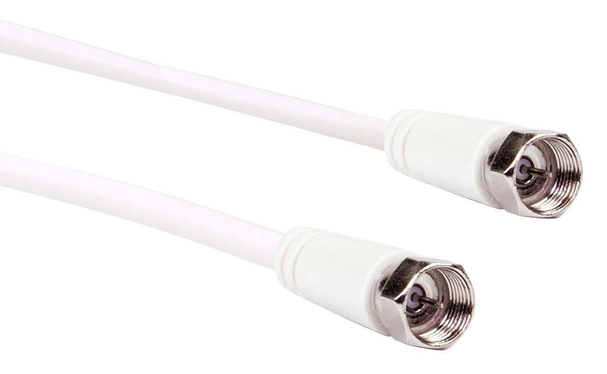 Schwaiger KVCHQ150 15 Meter weißes Satellitenkabel