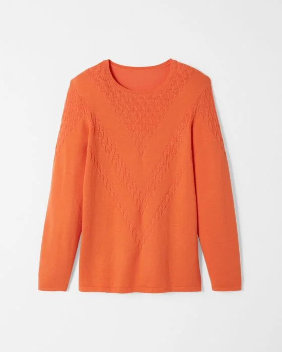 Pull maille fantaisie chaud Thermolactyl
