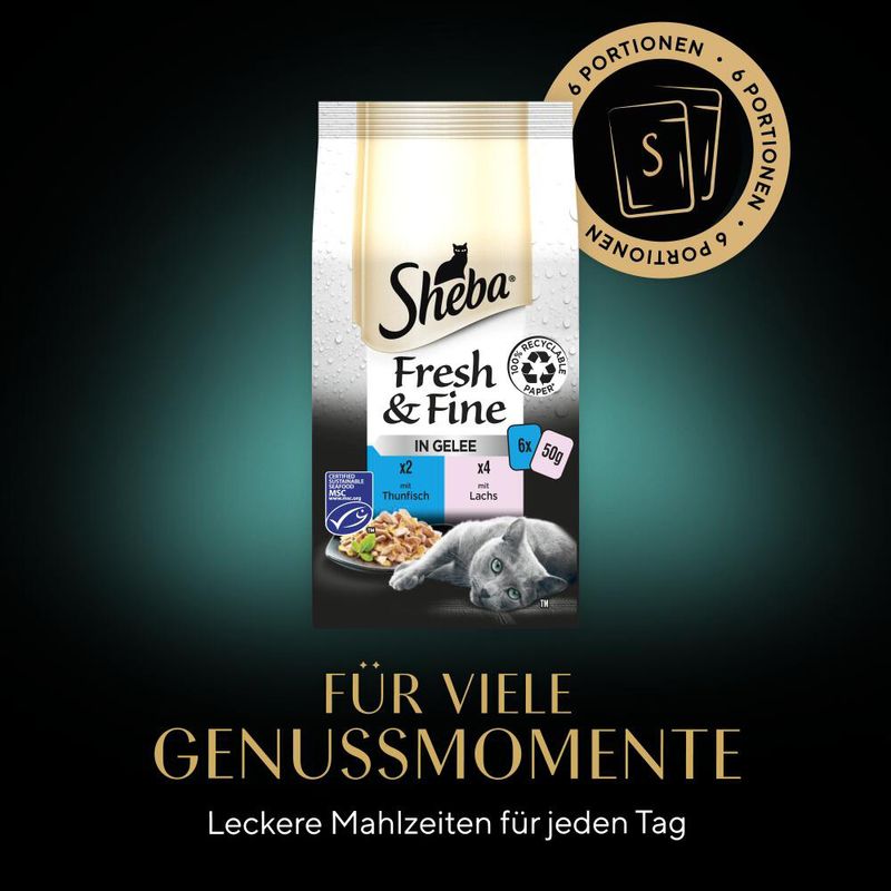 Sparpaket Sheba Fresh & Fine 72 x 50 g zu TOP-Preisen | bitiba %