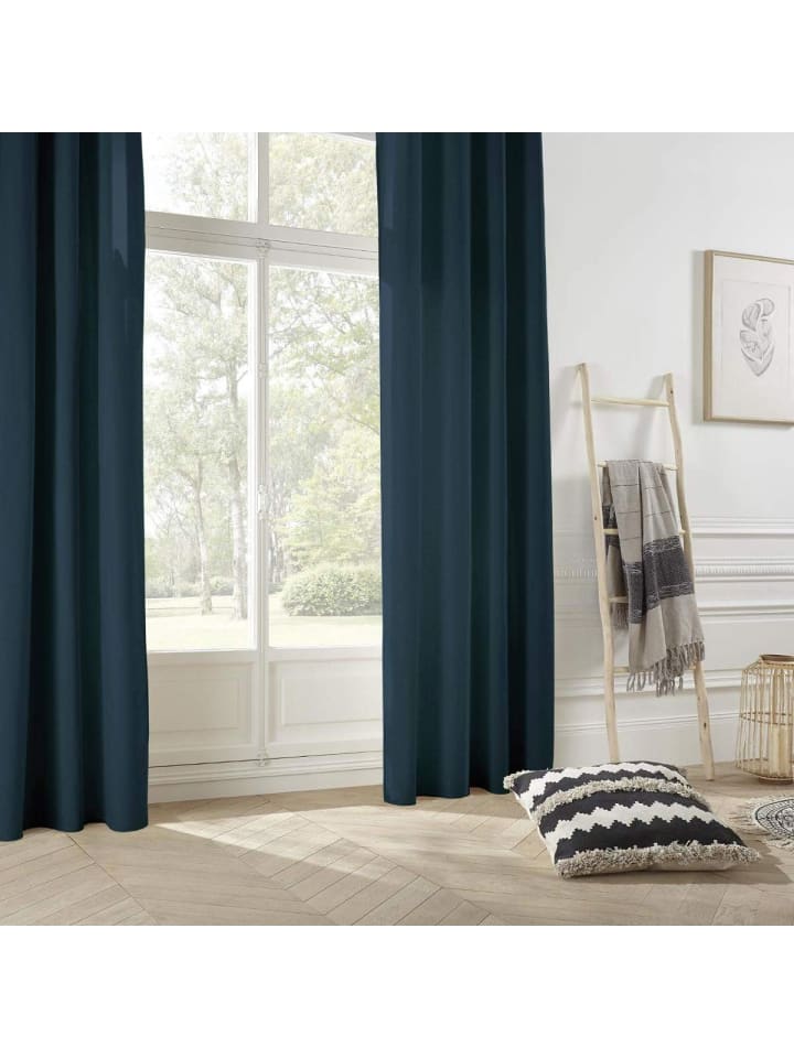 Atmosphera Créateur d'intérieur Vorhang in meerblau günstig kaufen onesize