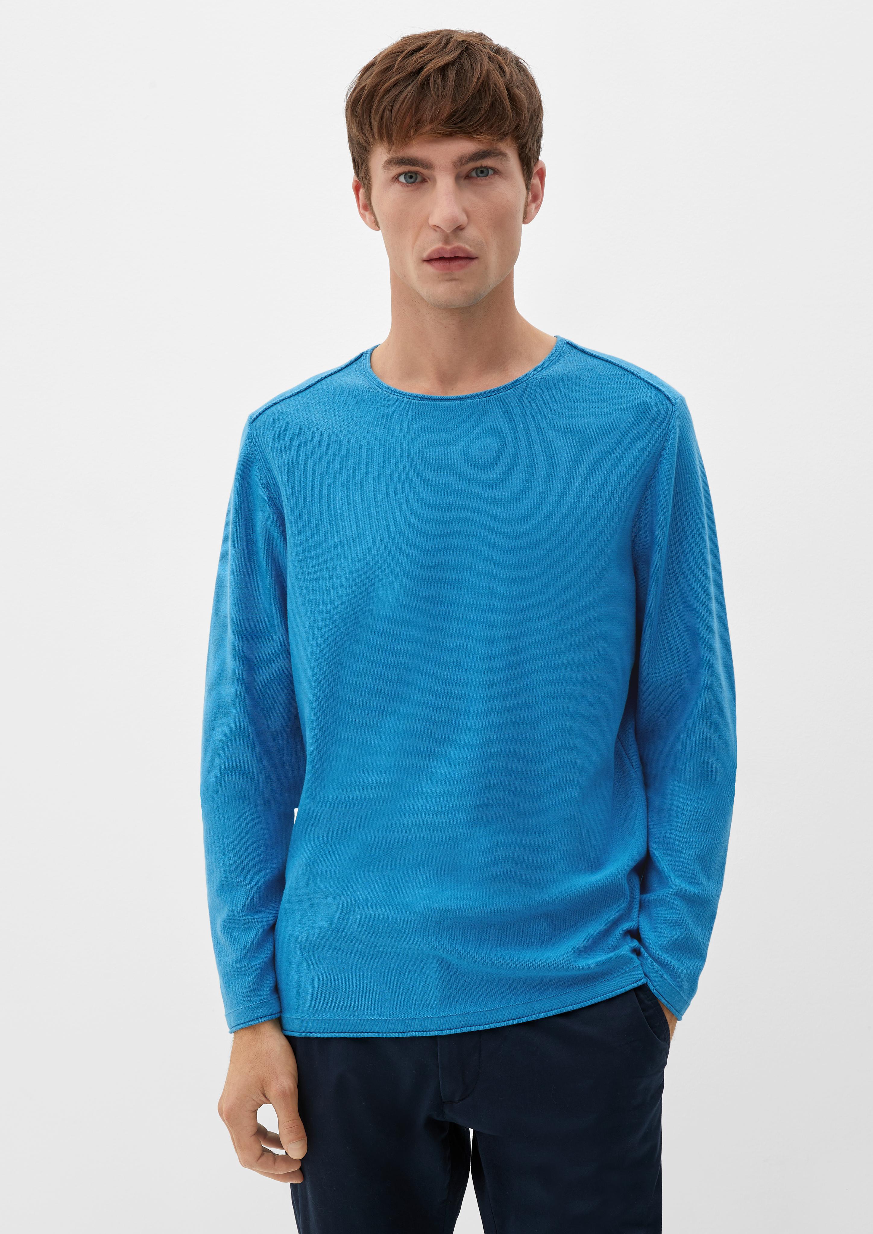 Pullover mit Rollsaumblende  2124525-6285
