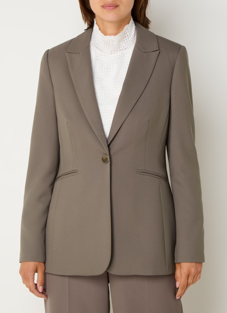 Blazer Taifun con tasche a filetto e spalline
