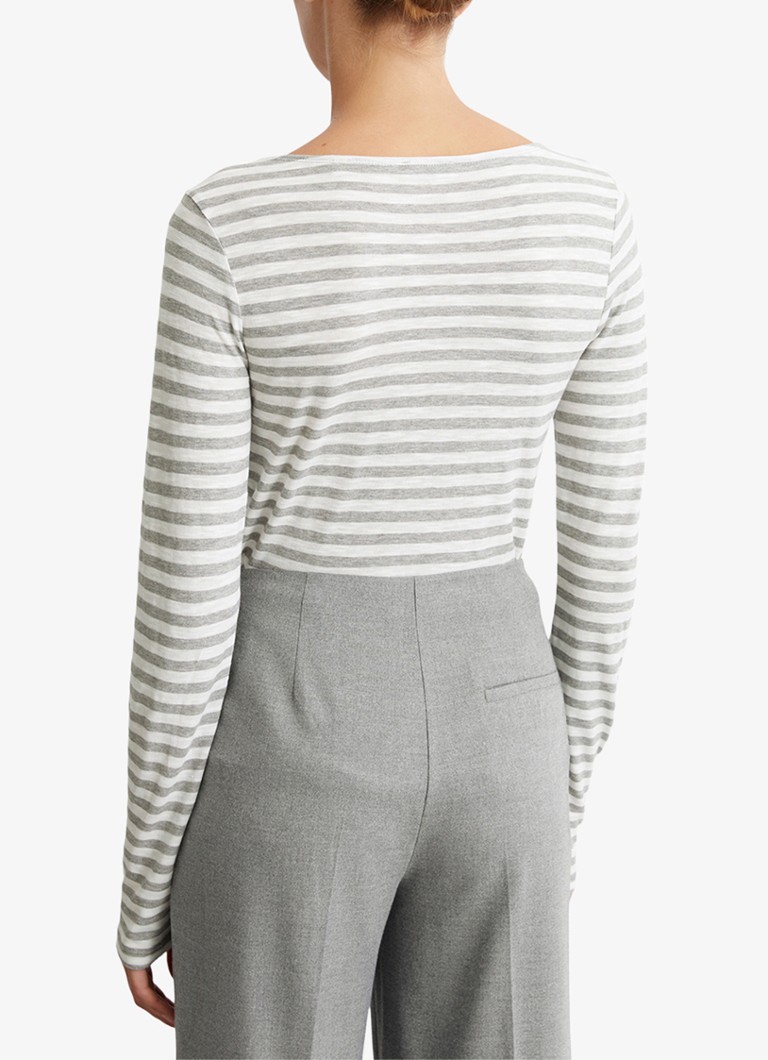 Marc O'Polo organic cotton long-sleeved shirt with stripe print