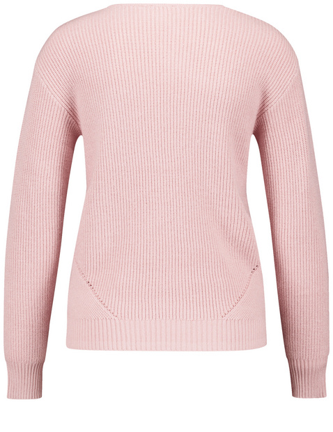 Pullover mit Ajour-Details