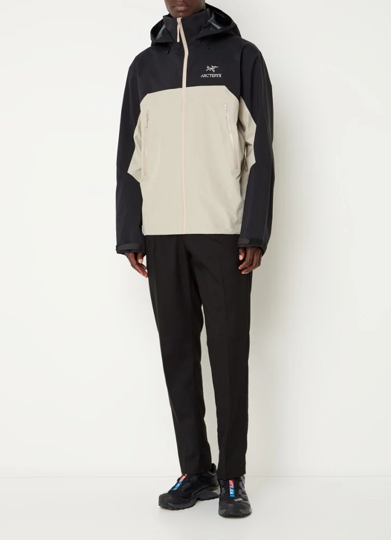 Arc'teryx Beta windbreaker with zip pockets and logo embroidery