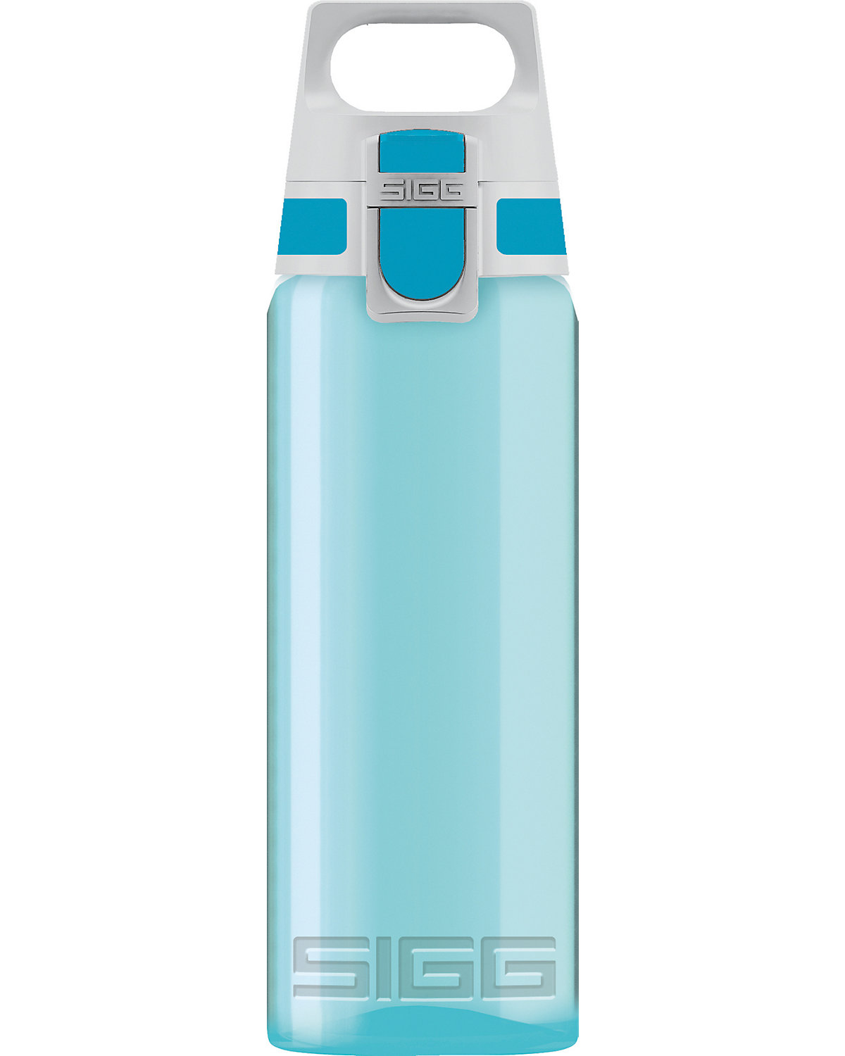Tritan-Trinkflasche TOTAL COLOR aqua, 600 ml, WMB-Verschluss