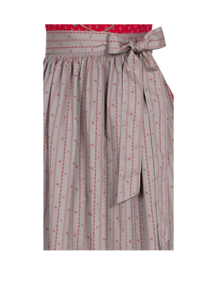 Nübler Dirndl Lang Thea in Rot günstig kaufen