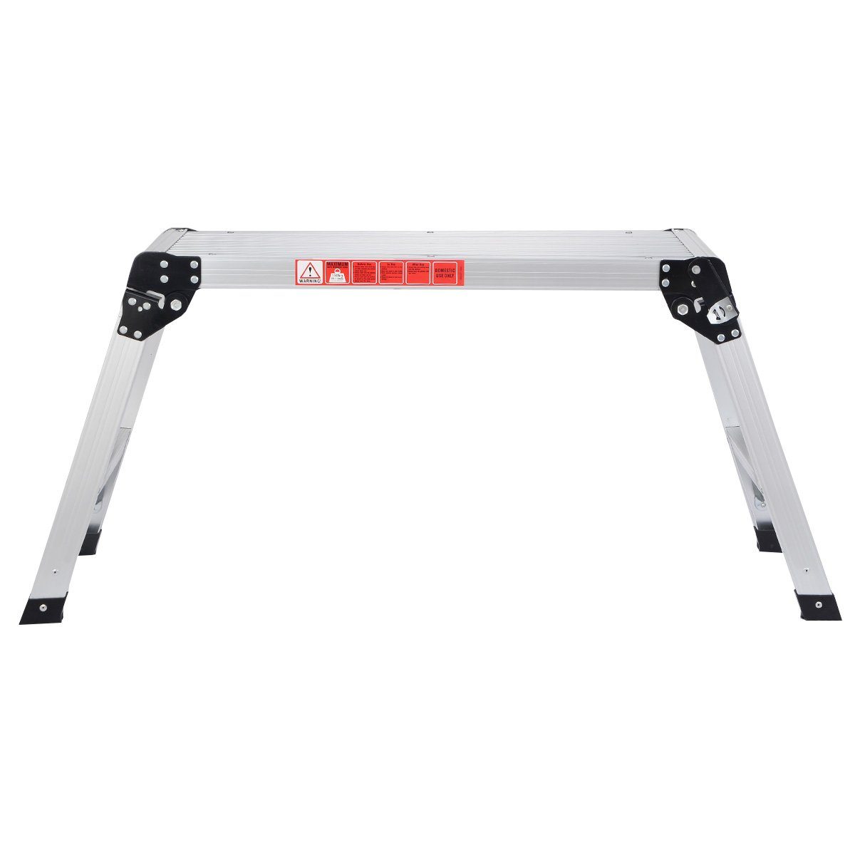 COSTWAY Arbeitsplattform, mit Antirutschmatten, bis 150kg, Alu