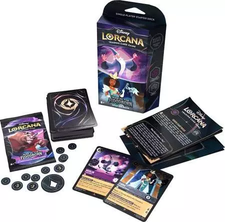 Disney Lorcana: Aufstieg der Flutgestalten - Starter Deck Amethyst und Stahl (Englisch)