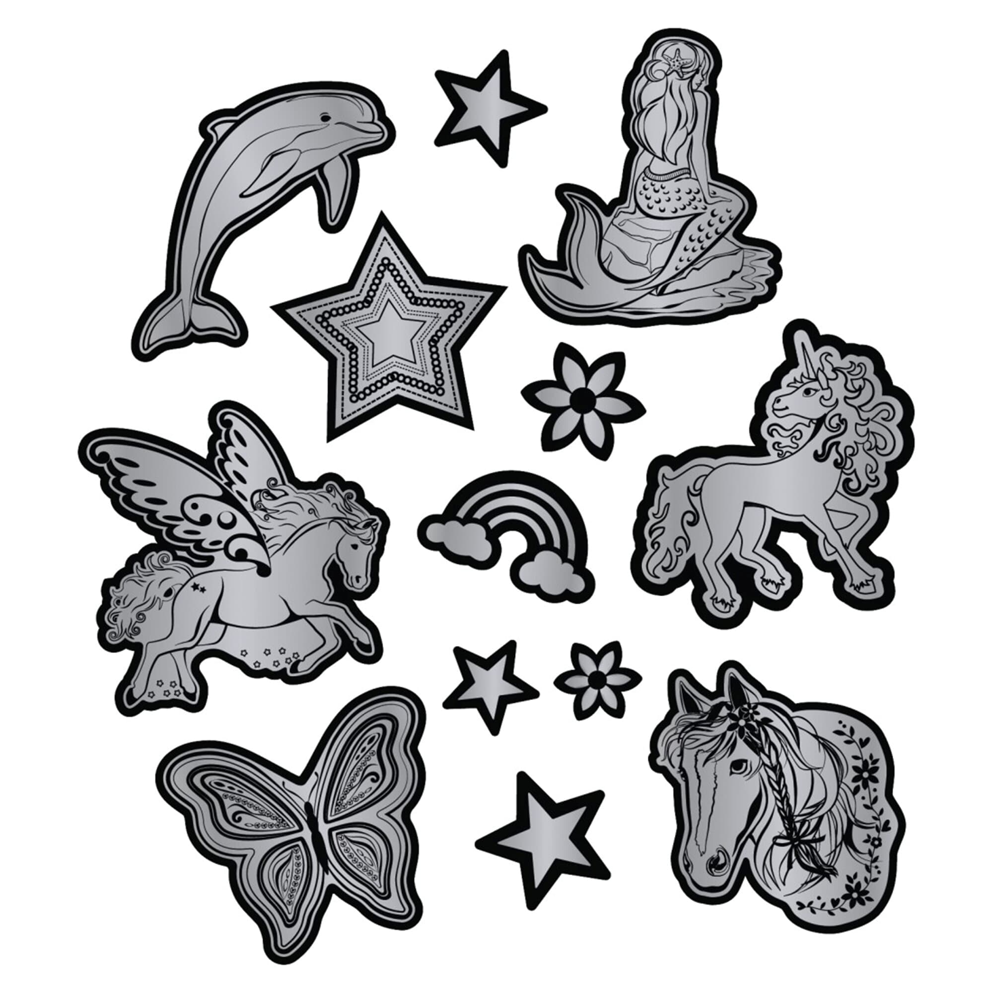 Reflektierendes Sticker-Set