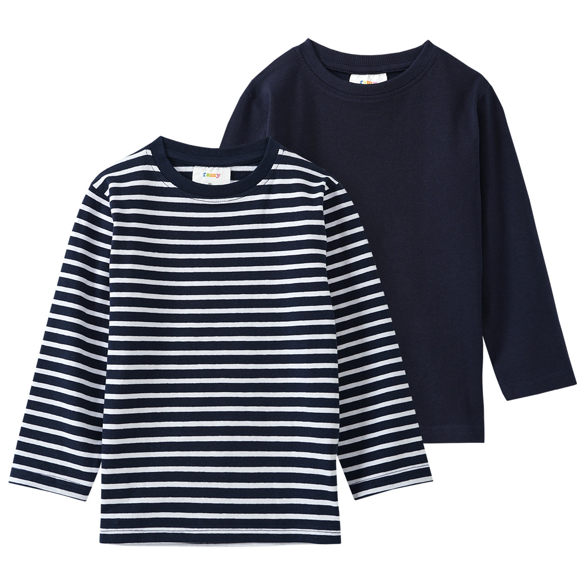 2 Jungen Langarmshirts im Set