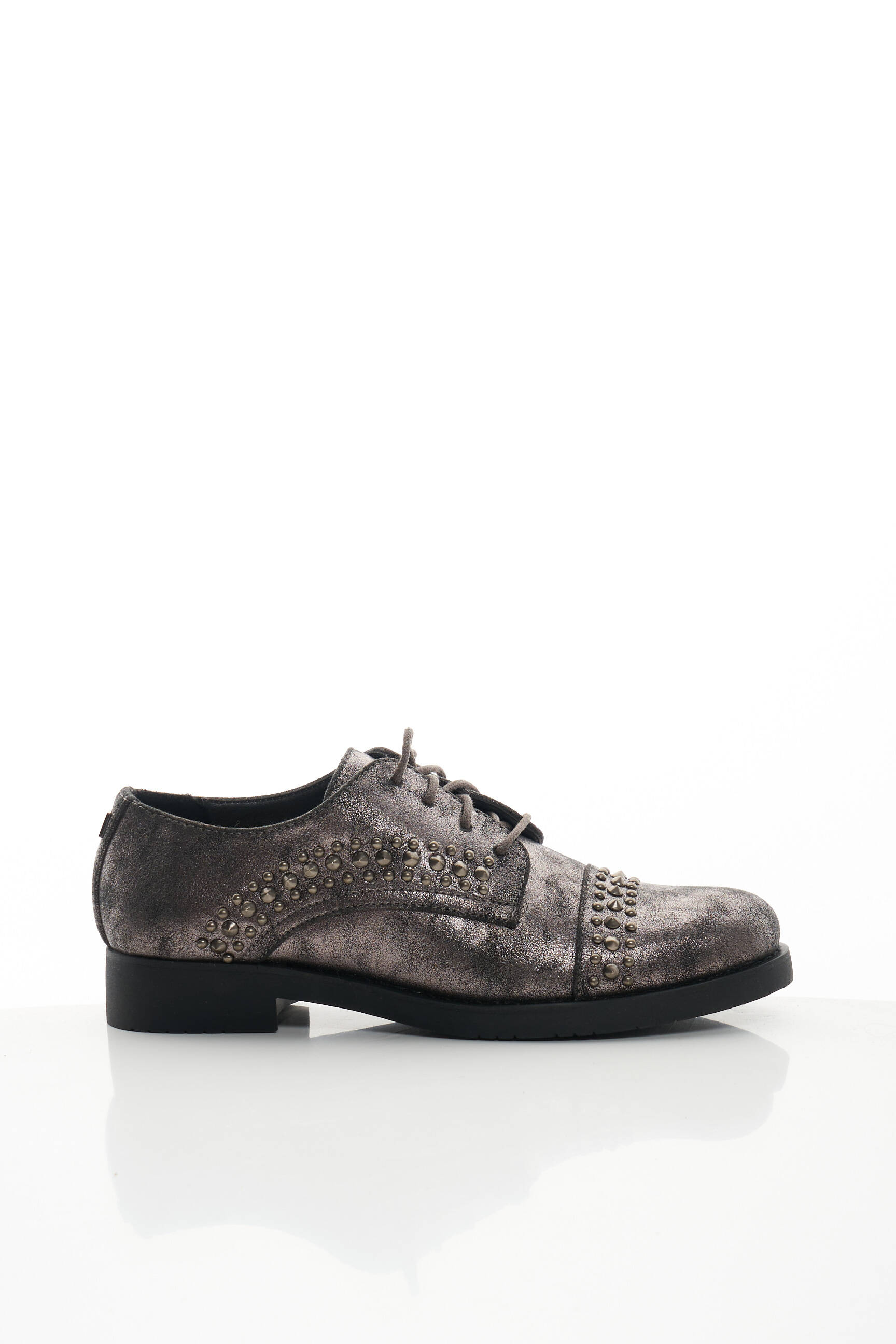 Vanessa Wu Derby Femme couleur gris