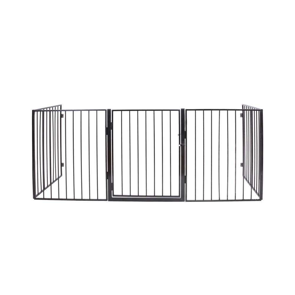 Mucola Treppenschutzgitter Ofenschutzgitter Kaminschutzgitter Metall Absperrgitter Schutzgitter (Stück), Auch als Treppenschutzgitter verwendbar