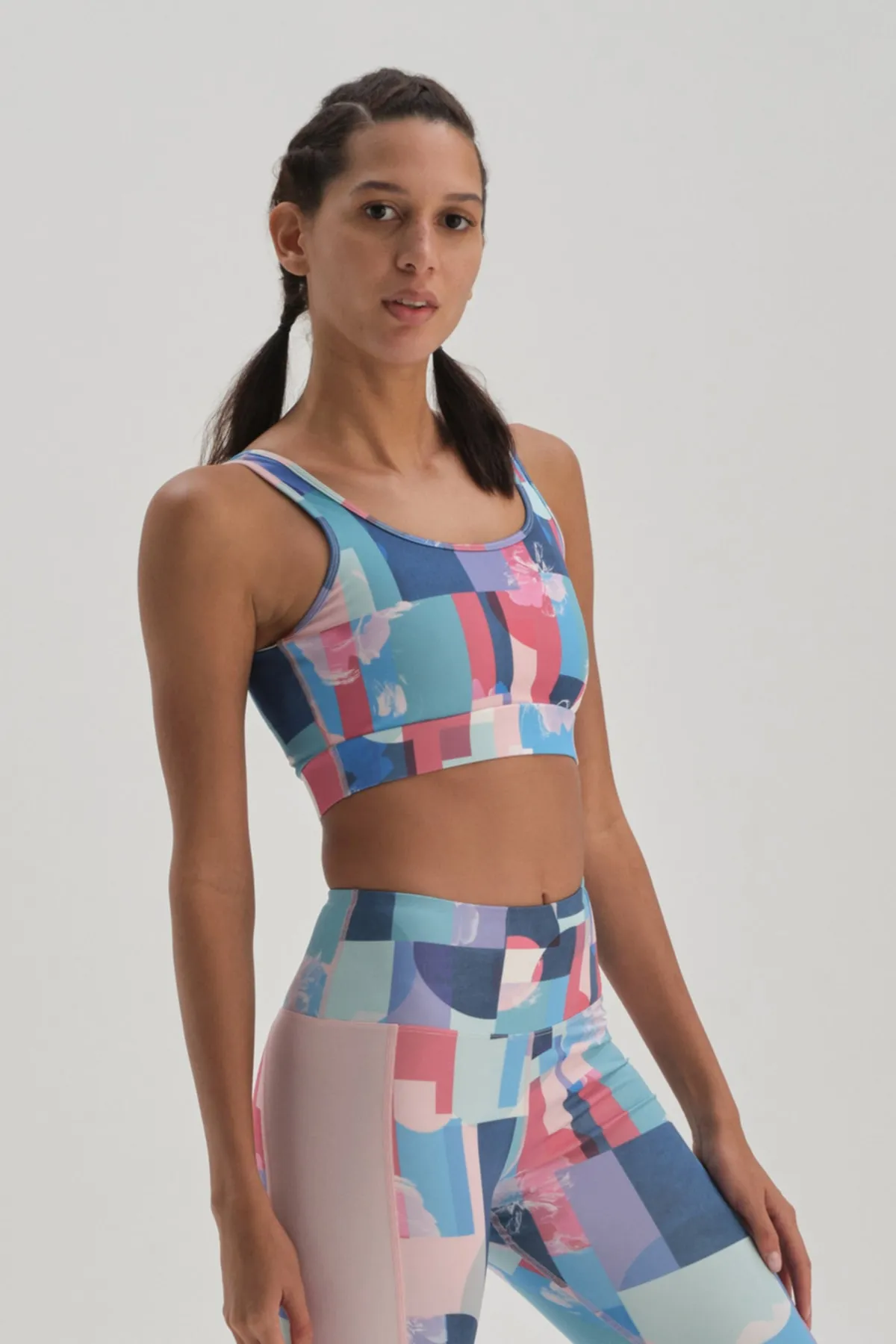 Dagi  Marineblauer gemusterter BH