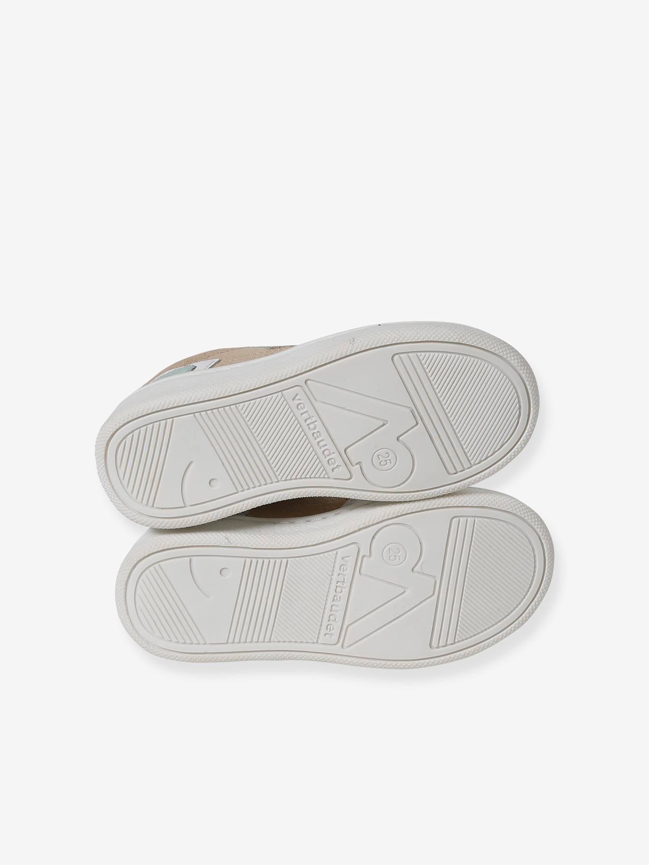 Vertbaudet Mädchen Sneakers mit Anziehtrick - set beige