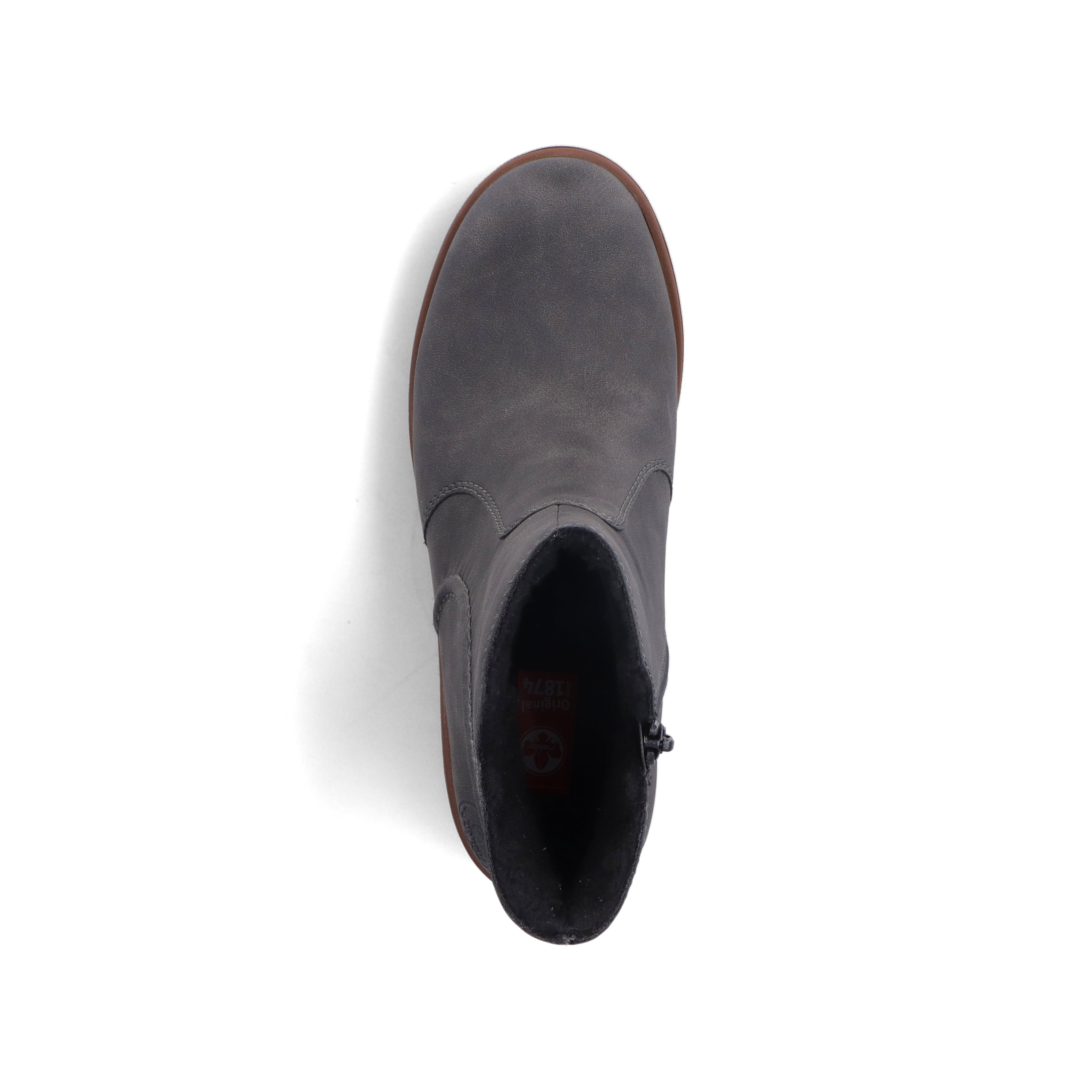 Rieker Damen Kurzstiefel braungrau
