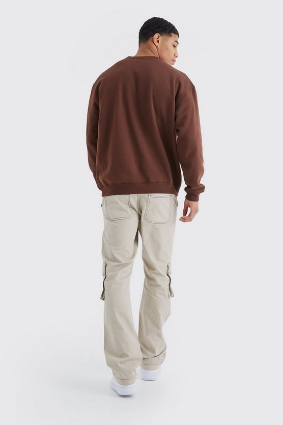 Oversize Sweatshirt mit Oriental Print