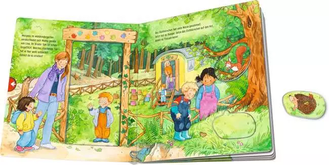 Mein großes Puzzle-Spielbuch: Wald