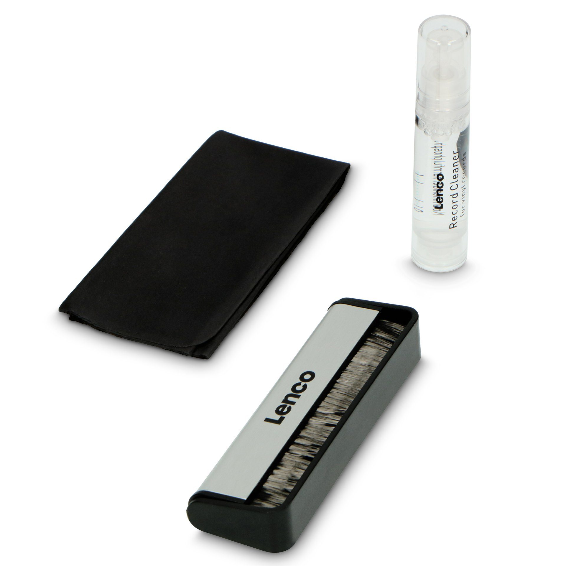 Lenco Reinigungsbürste 3 in 1 Schallplatten-Reinigungsset, Schallplatten, (Set)