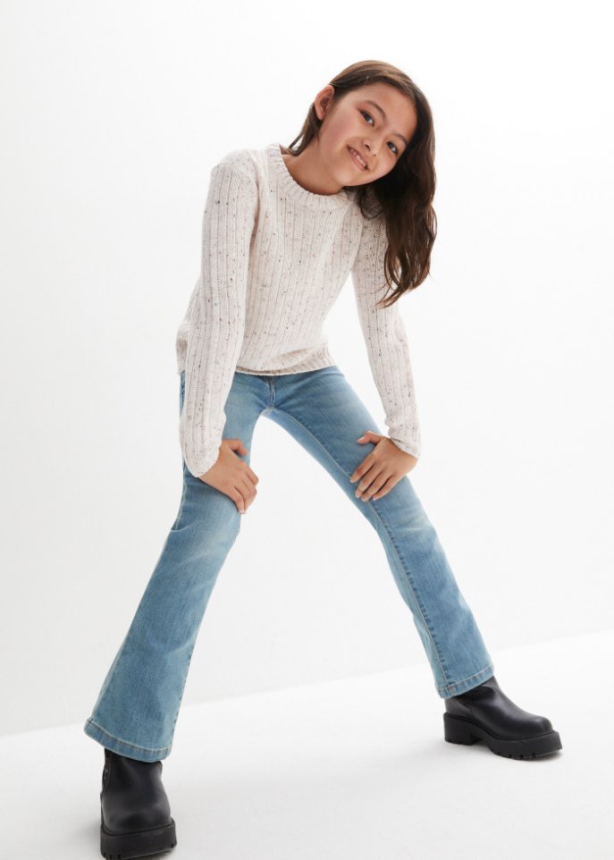 Mädchen Strickpullover