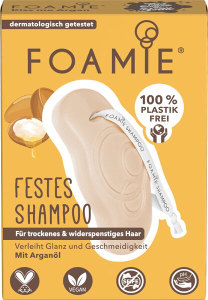 Foamie Kiss Me Argan Festes Shampoo