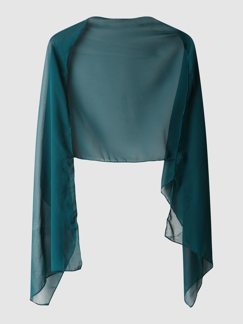 PLUS SIZE Abendkleid mit Strasssteinen in dunkelgrün