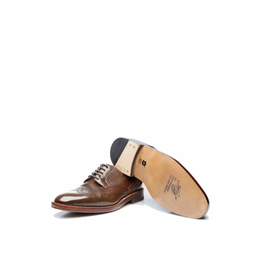 Heinrich Dinkelacker - Businessschuhe Derby LUZERN FULL-BROGUE C Cordovan - braun
