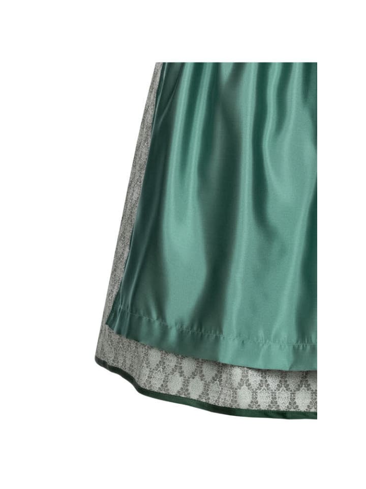 Nübler Dirndl midi Malies in Dunkelgrün günstig kaufen