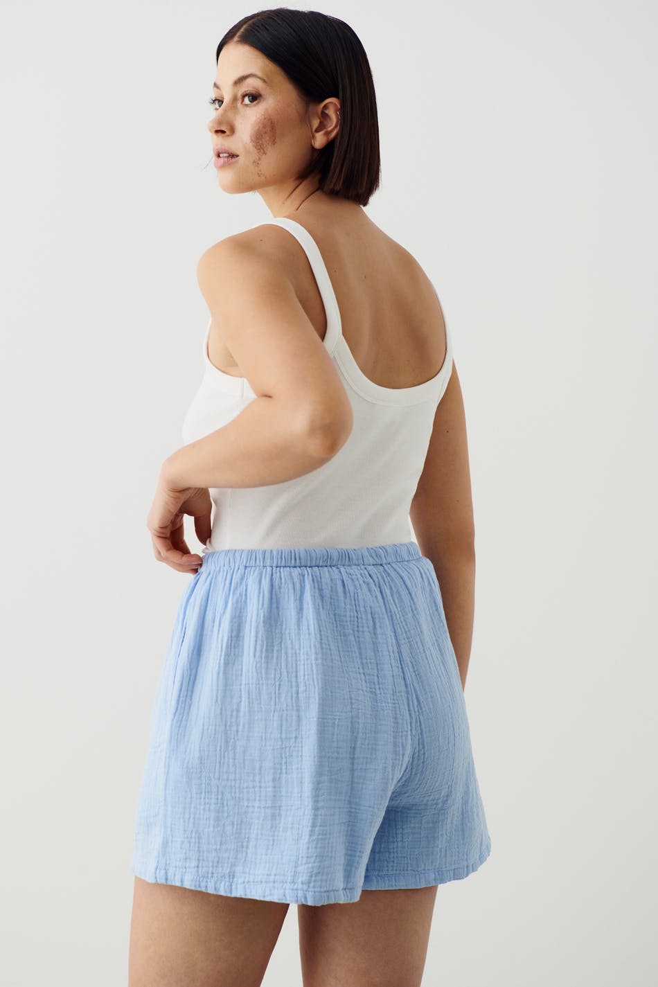 Gauze pyjamas shorts