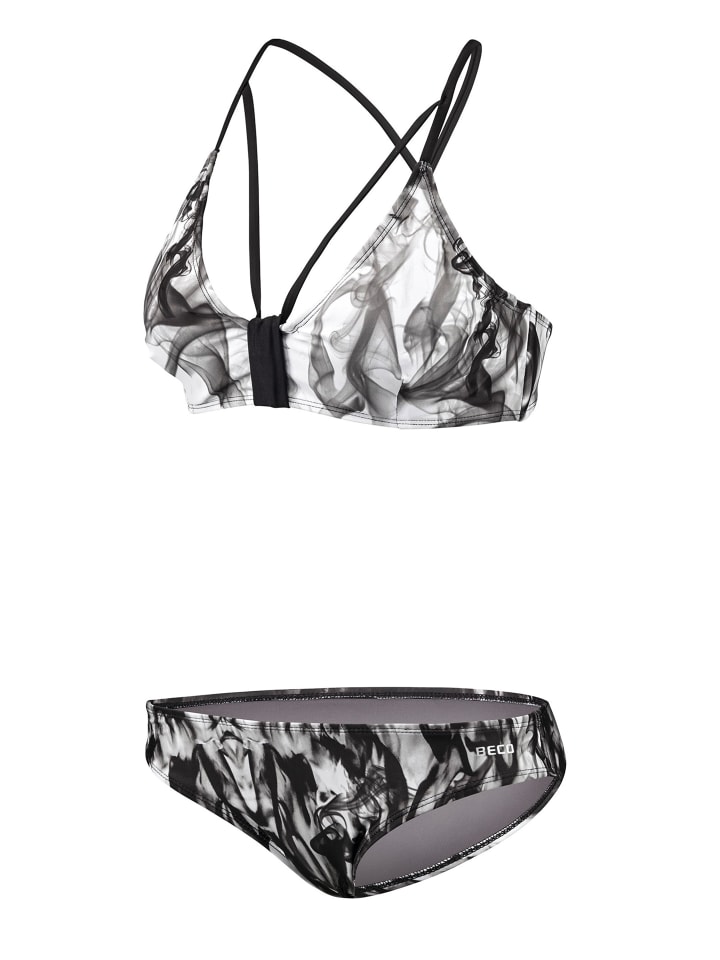 BECO the world of aquasports Bikini BEactive X-Back in weiß-schwarz günstig kaufen