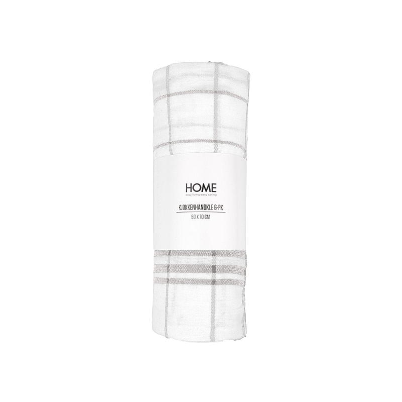 Home Kjøkkenhåndkle 6-pk 50x70 cm
