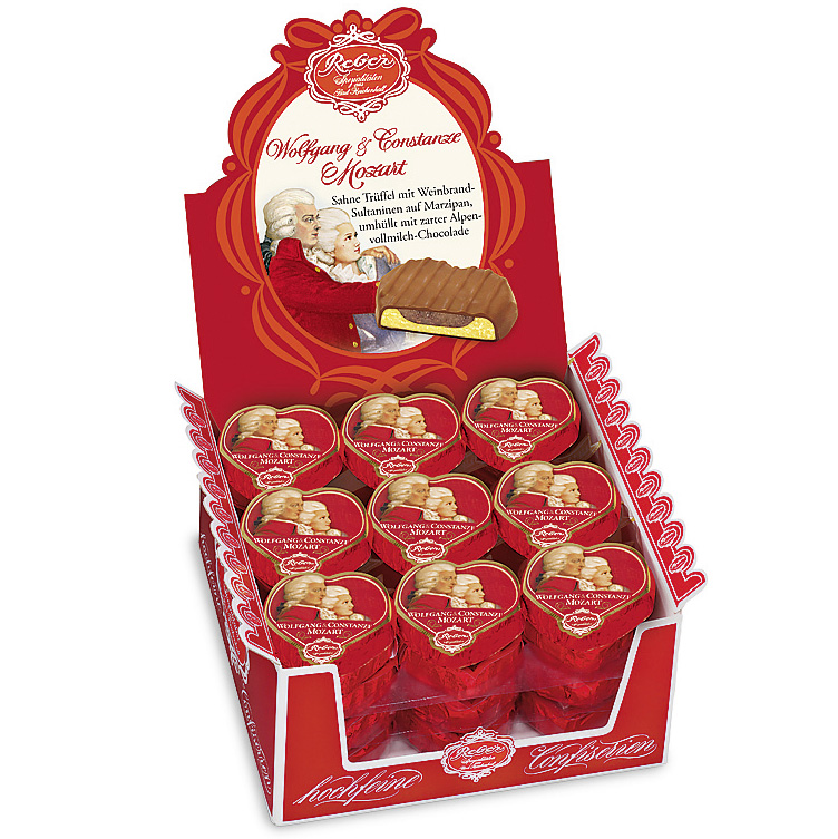 Reber Wolfgang & Constanze Mozart Herz'l 31g