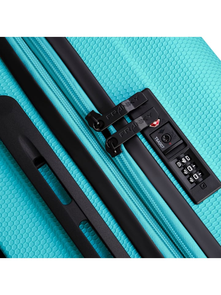 Franky Munich 4.0 4 Rollen Kofferset 3-teilig mit Dehnfalte in aqua dull günstig kaufen onesize