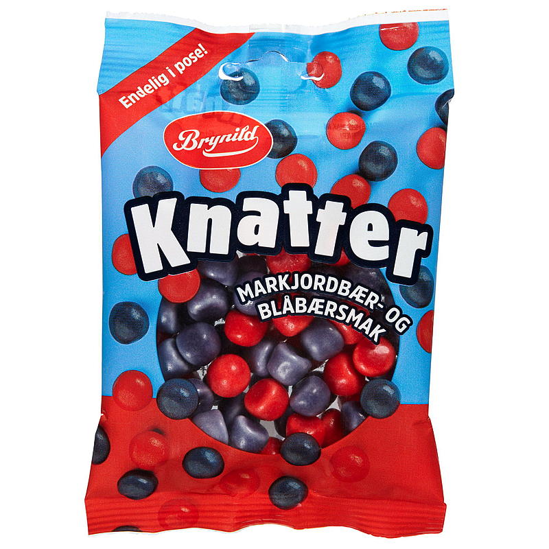Brynild Knatter 80 g skogsbær Brynild