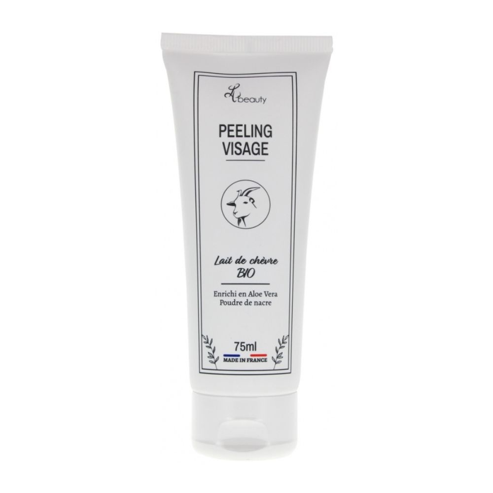 lh beauty PEELING VISAGE AU LAIT DE CHEVRE BIO ETPOUDRE DE NACRE PEELING VISAGE
