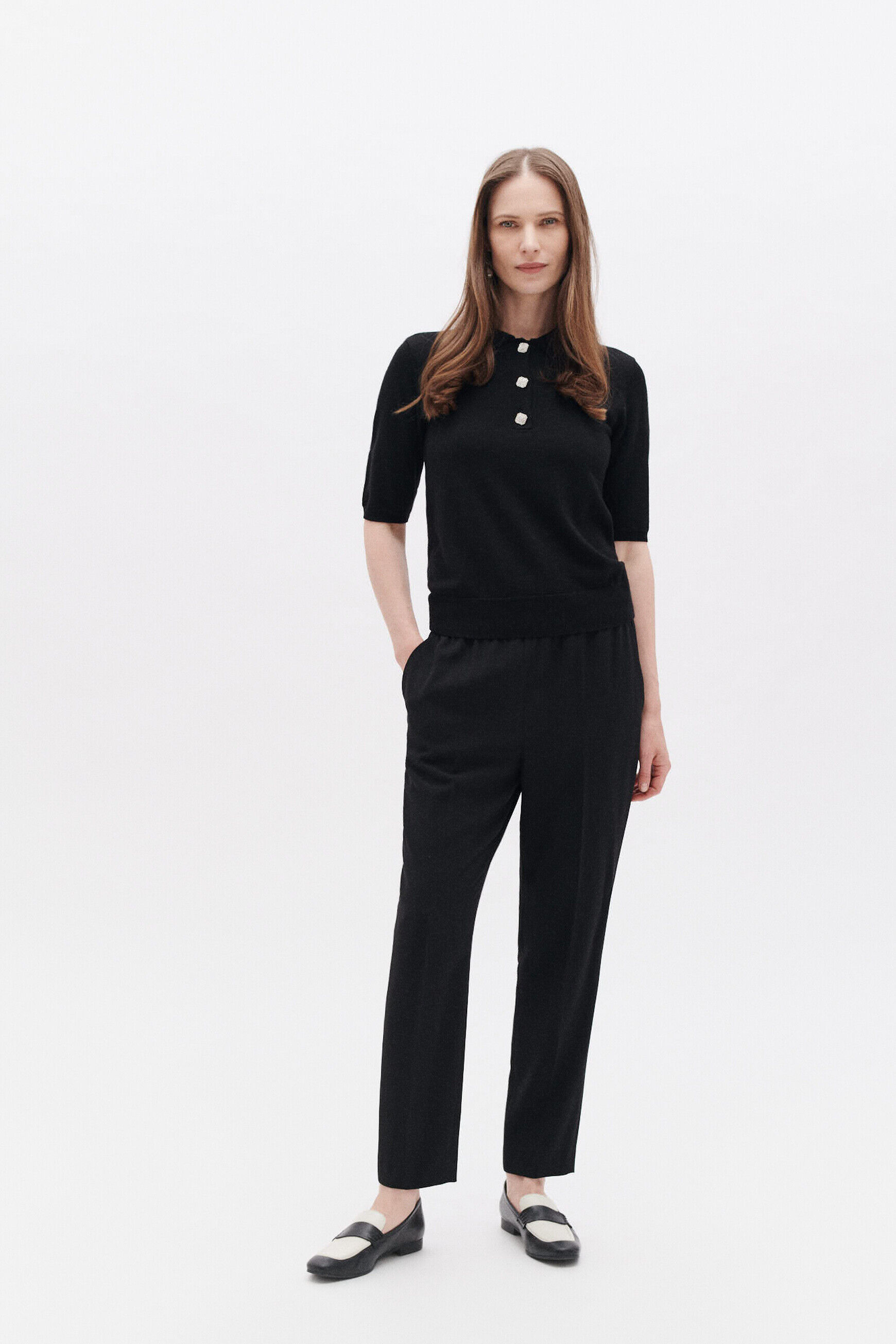 Pull maya noir femme