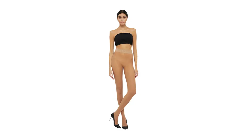 Wolford Damen Feinstrumpfhose Fatal 15 DEN gobi