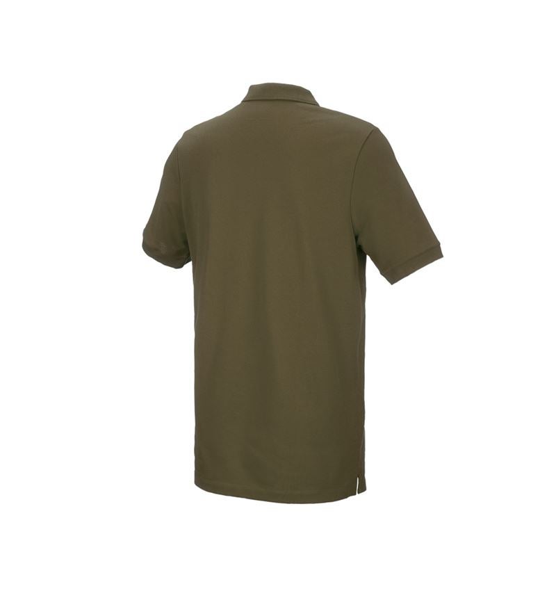 e.s. Piqué-Polo cotton stretch, long fit