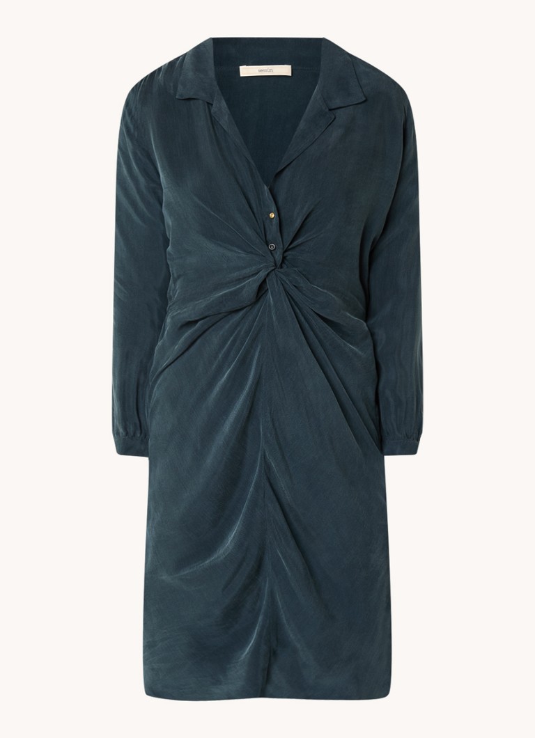 Rochie-tunică Sessùn Holdi cu mânecă scurtă și decolteu în V