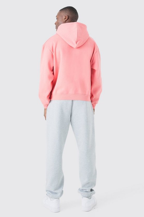 Kastiger Oversize Hoodie mit Reißverschluss